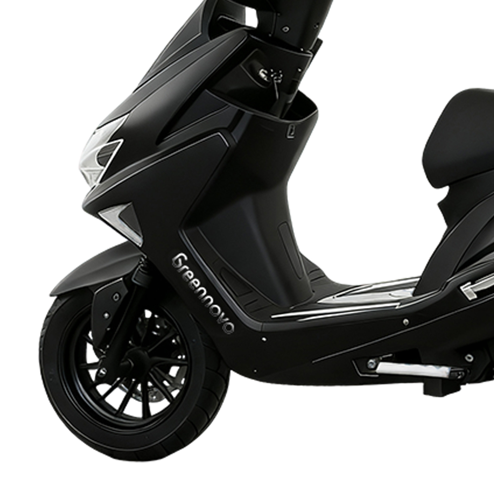 Greennovo EMC-H002, motocicleta eléctrica de largo alcance (100 km) y bajos costes de funcionamiento para reparto de comida.
