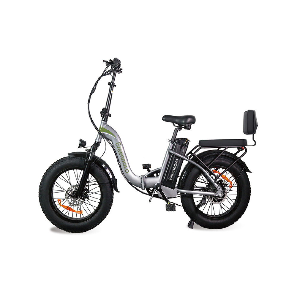 Vélo électrique pliant Greennovo EFD-B002, grande autonomie 55 km, livraison rapide
