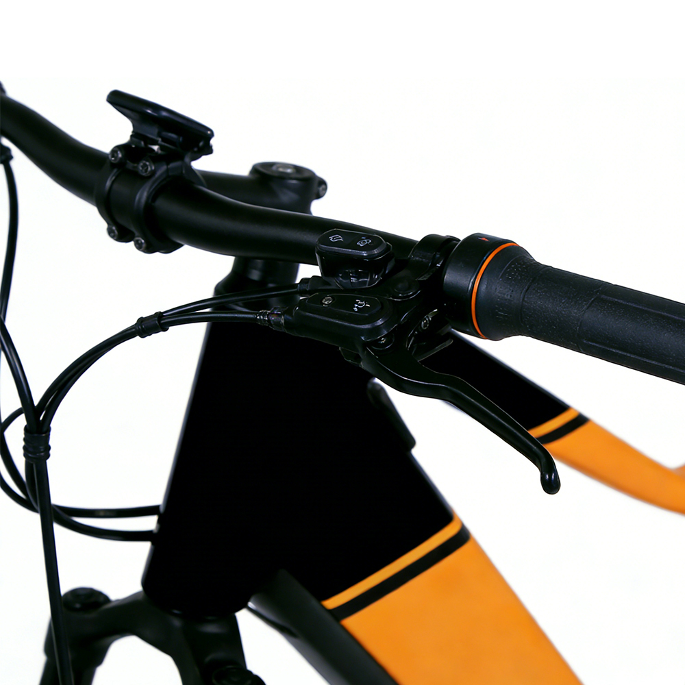 Bicicleta eléctrica Greennovo ERN-B001 con motor de 500 W de montaje mediano.