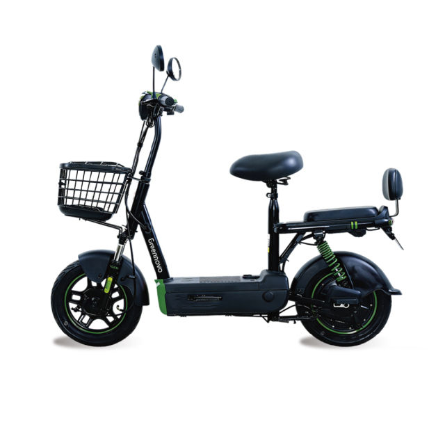 Электрический двухколесный электровелосипед Greennovo ETW-F004 мощностью 450 Вт, с электроприводом и педалями, а также электромотоцикл.