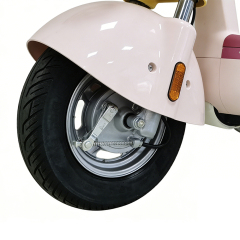 Электрический двухколесный велосипед-эмопед Greennovo ETW-F005 с передней корзиной и задним сиденьем. Для поездок на работу.