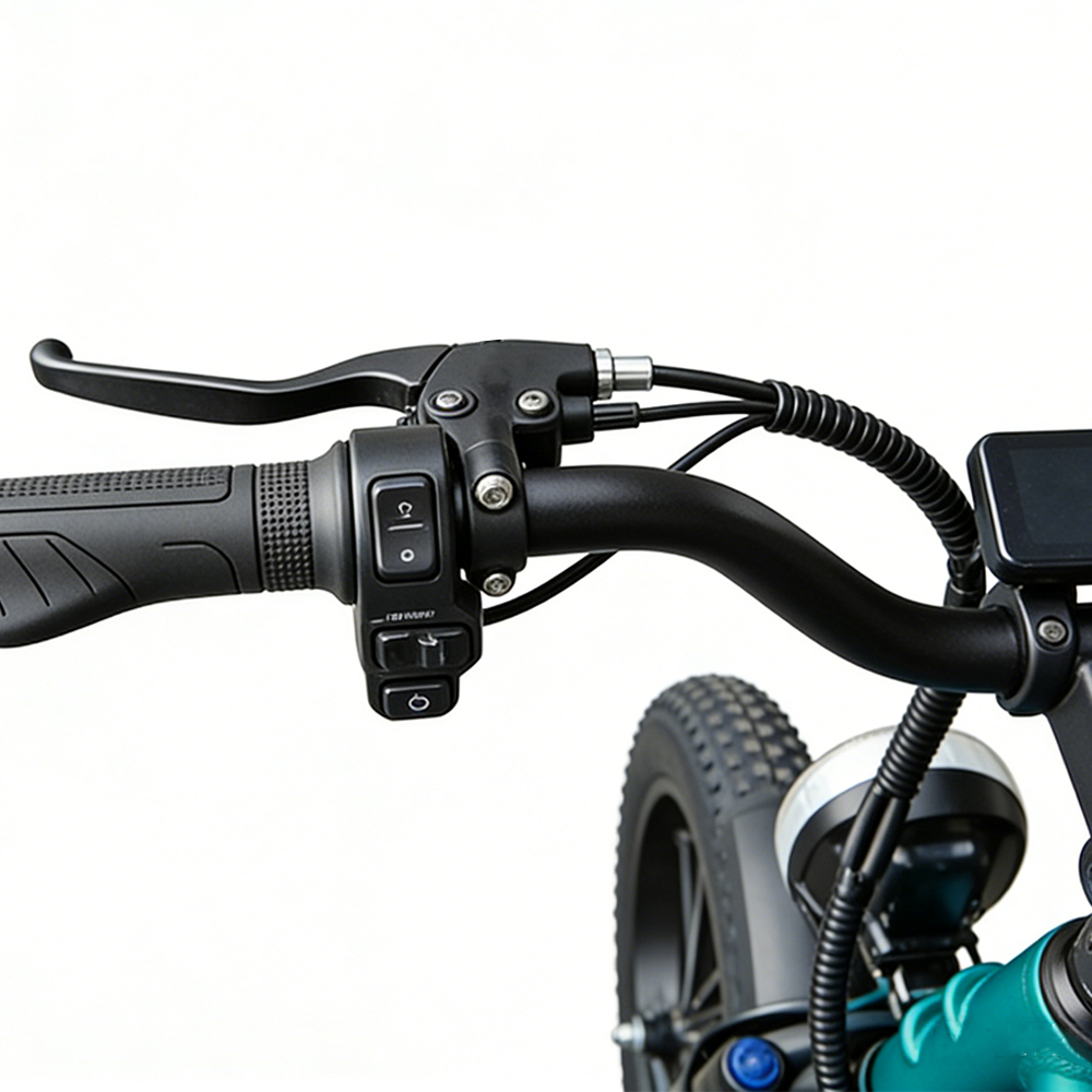 Greennovo ERD-B001 Bicicleta eléctrica plegable de ruedas anchas para desplazamientos urbanos, con una autonomía de 80 km.