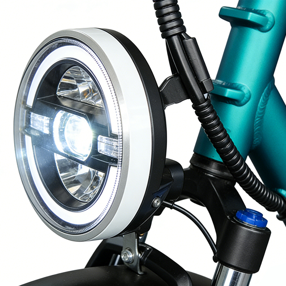 Greennovo ERD-B001 Bicicleta eléctrica plegable de ruedas anchas para desplazamientos urbanos, con una autonomía de 80 km.