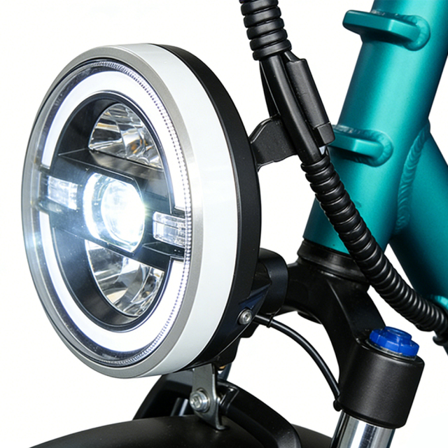 Электрический фэтбайк Greennovo ERD-B001 для городских поездок, складной велосипед с большим запасом хода 80 км.