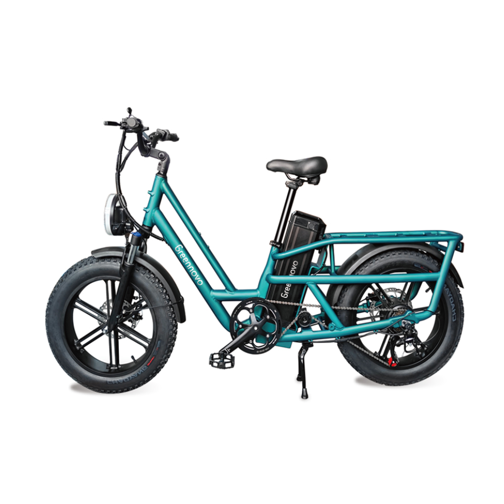 Greennovo ERD-B001 Bicicleta eléctrica plegable de ruedas anchas para desplazamientos urbanos, con una autonomía de 80 km.