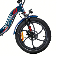 Электровелосипед Greennovo EFD-B003 со складной рамой из алюминиевого сплава, большим запасом хода 50 км, сертификат UL.