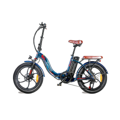 Электровелосипед Greennovo EFD-B003 со складной рамой из алюминиевого сплава, большим запасом хода 50 км, сертификат UL.