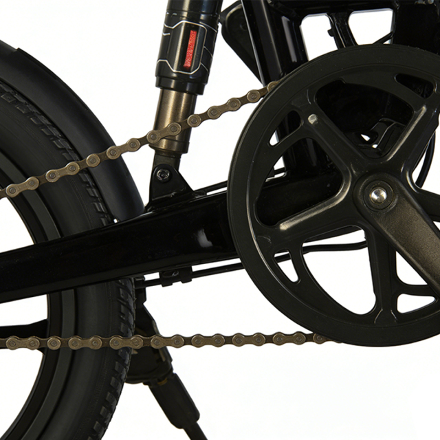 Электрический складной велосипед Greennovo EFD-B001 портативного типа, модель с возможностью индивидуальной настройки.