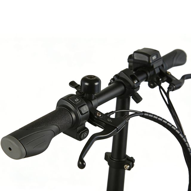 Электрический складной велосипед Greennovo EFD-B001 портативного типа, модель с возможностью индивидуальной настройки.