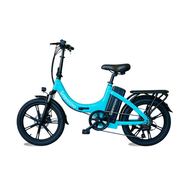 Электрический складной велосипед Greennovo EFD-B004 с большим запасом хода 75 км.