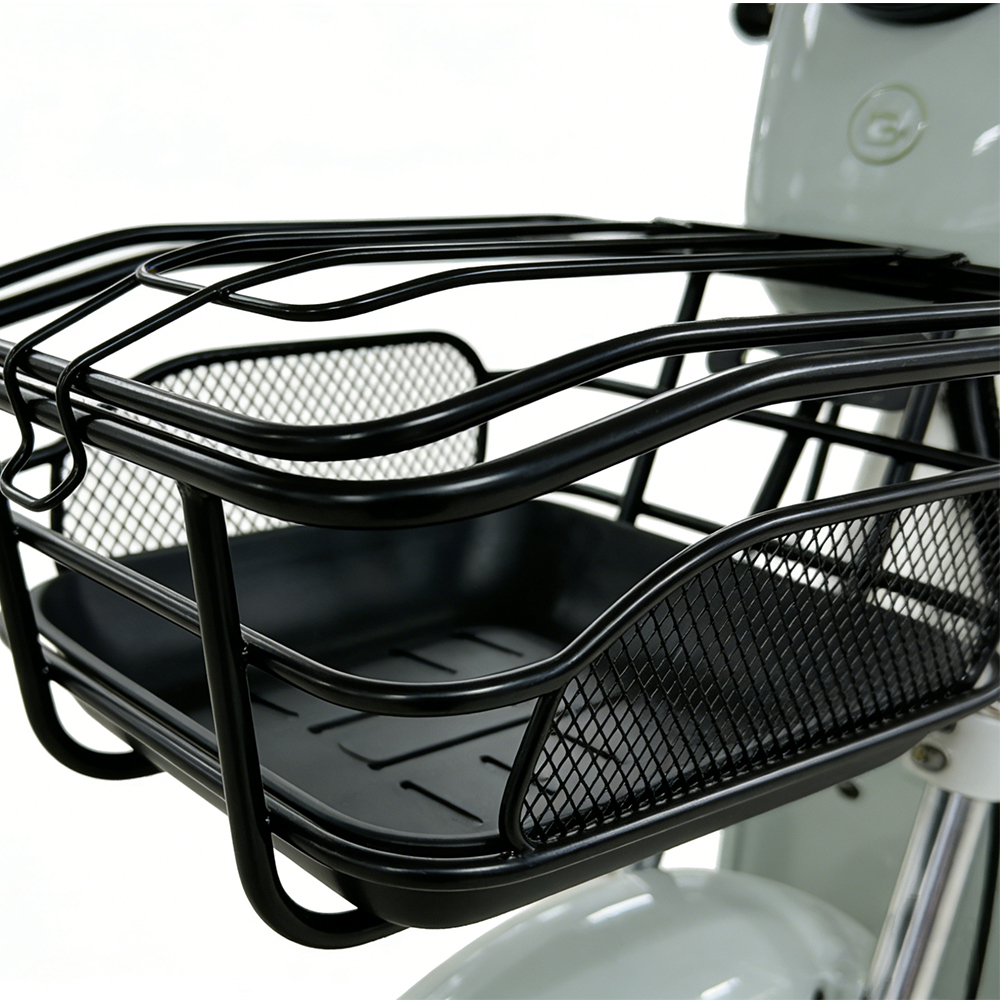 Greennovo ETR-B004, patinete eléctrico de tres ruedas sostenible para pasajeros, triciclo eléctrico.