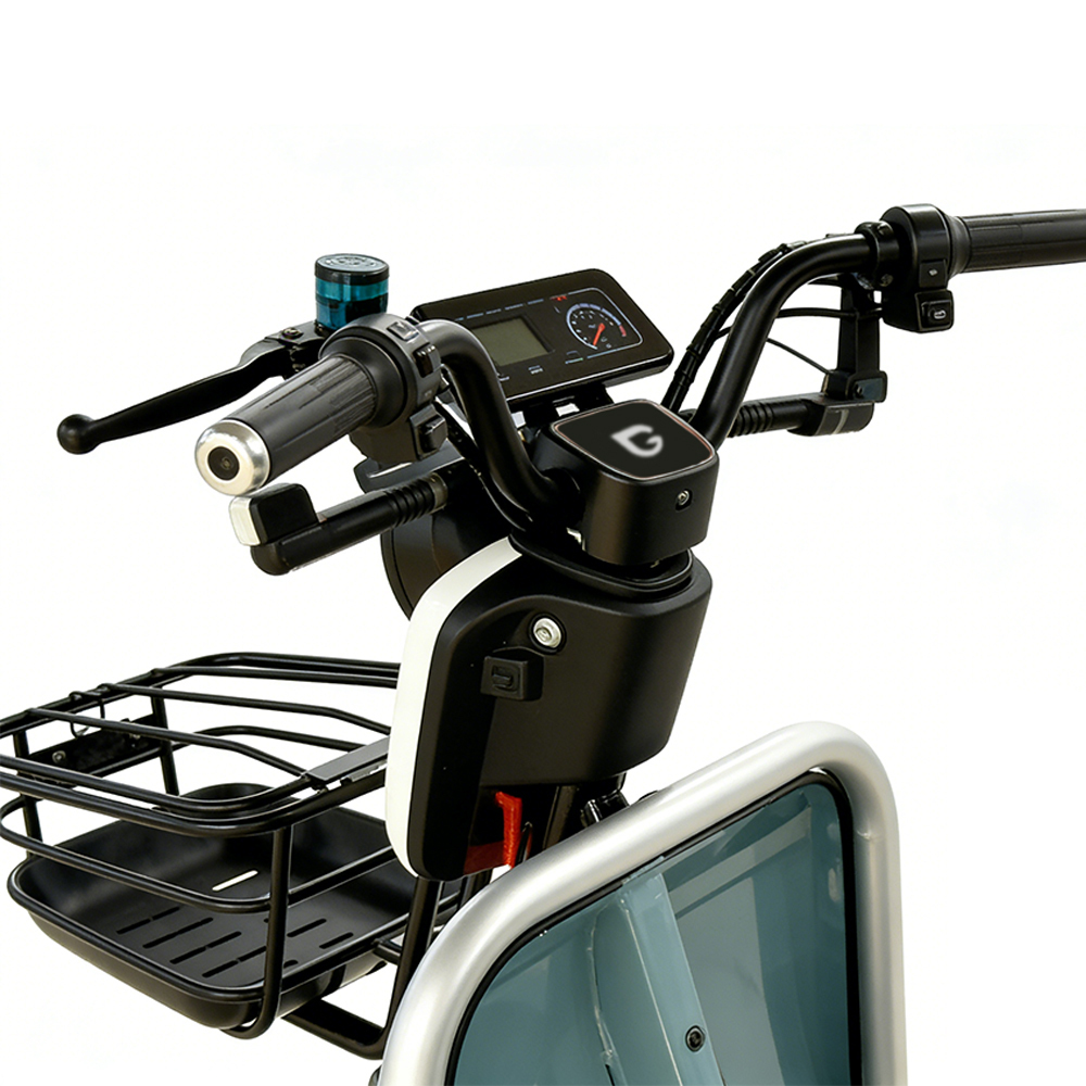 Greennovo ETR-B003 Bicicleta eléctrica de tres ruedas Triciclos eléctricos Triciclo eléctrico Scooter eléctrico Motocicleta Triciclo Vehículo de carga eléctrico de 3 ruedas