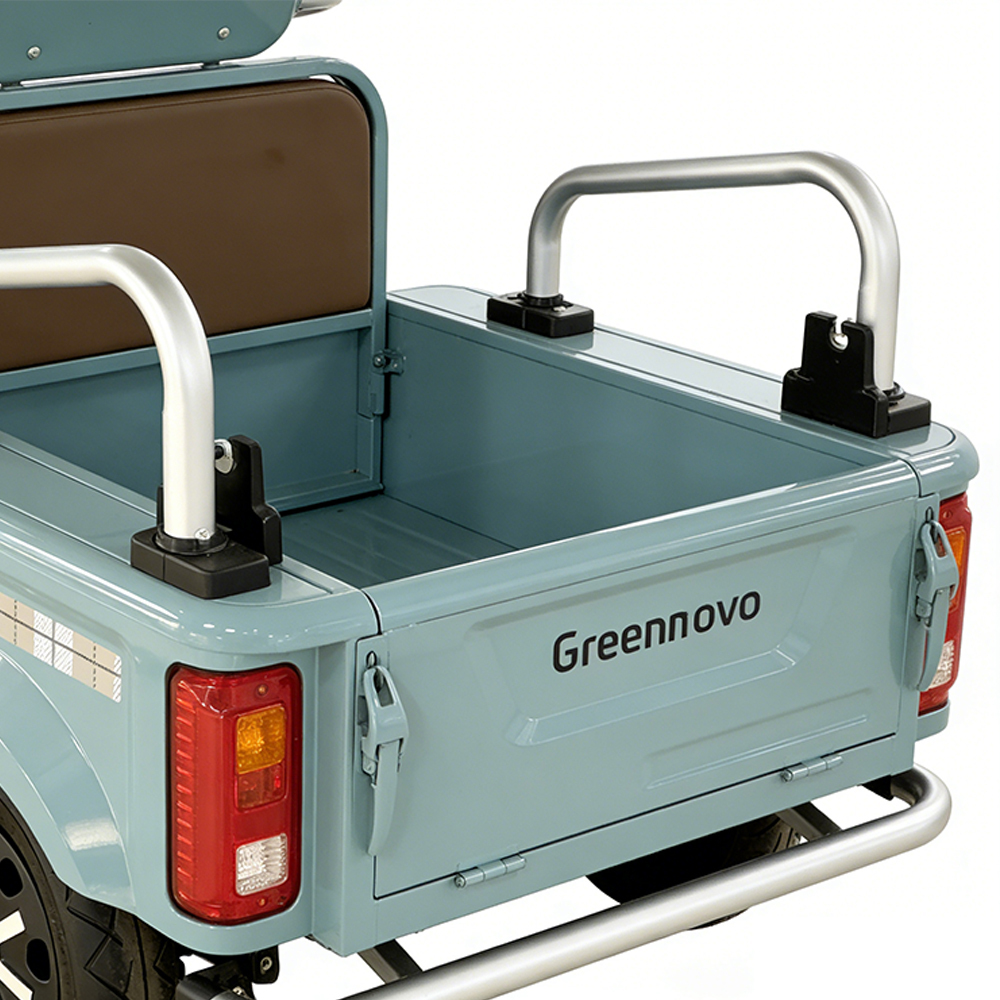 Greennovo ETR-B003 Bicicleta eléctrica de tres ruedas Triciclos eléctricos Triciclo eléctrico Scooter eléctrico Motocicleta Triciclo Vehículo de carga eléctrico de 3 ruedas