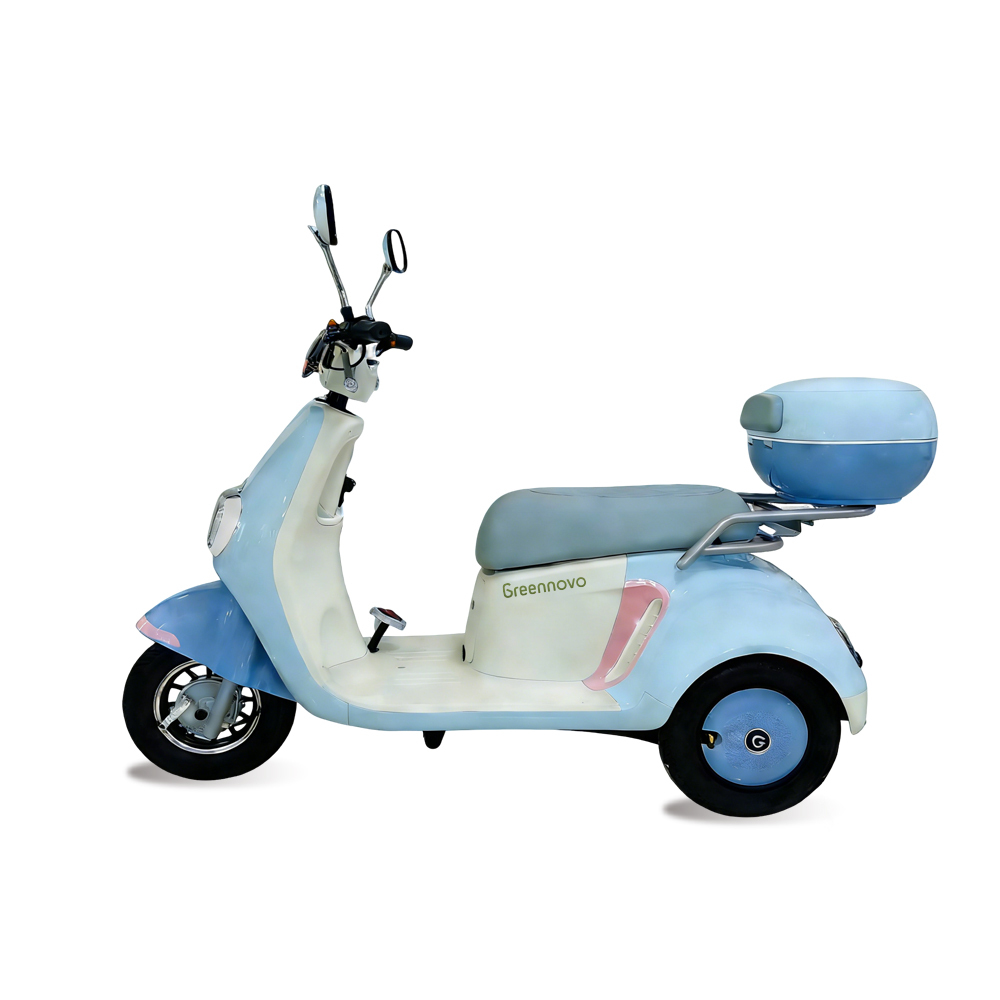 Greennovo ETR-B006 Triciclo eléctrico de tres ruedas, nuevo estilo, mini scooter de 3 ruedas, triciclo eléctrico a batería, triciclo eléctrico, tuk tuk.
