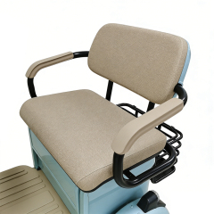 Электрический трехколесный велосипед Greennovo ETR-B009 для взрослых, рассчитанный на 2 человек.