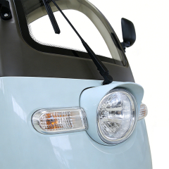 Электрический трехколесный электрорикша Greennovo ETR-B011, электроскутер с удобными сиденьями на 3 человека.