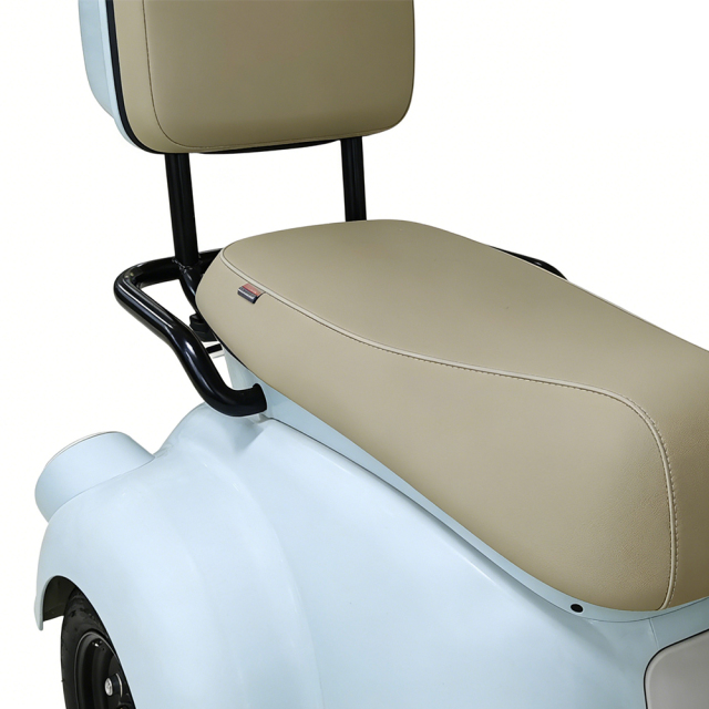 Электрический трехколесный электрорикша Greennovo ETR-B011, электроскутер с удобными сиденьями на 3 человека.