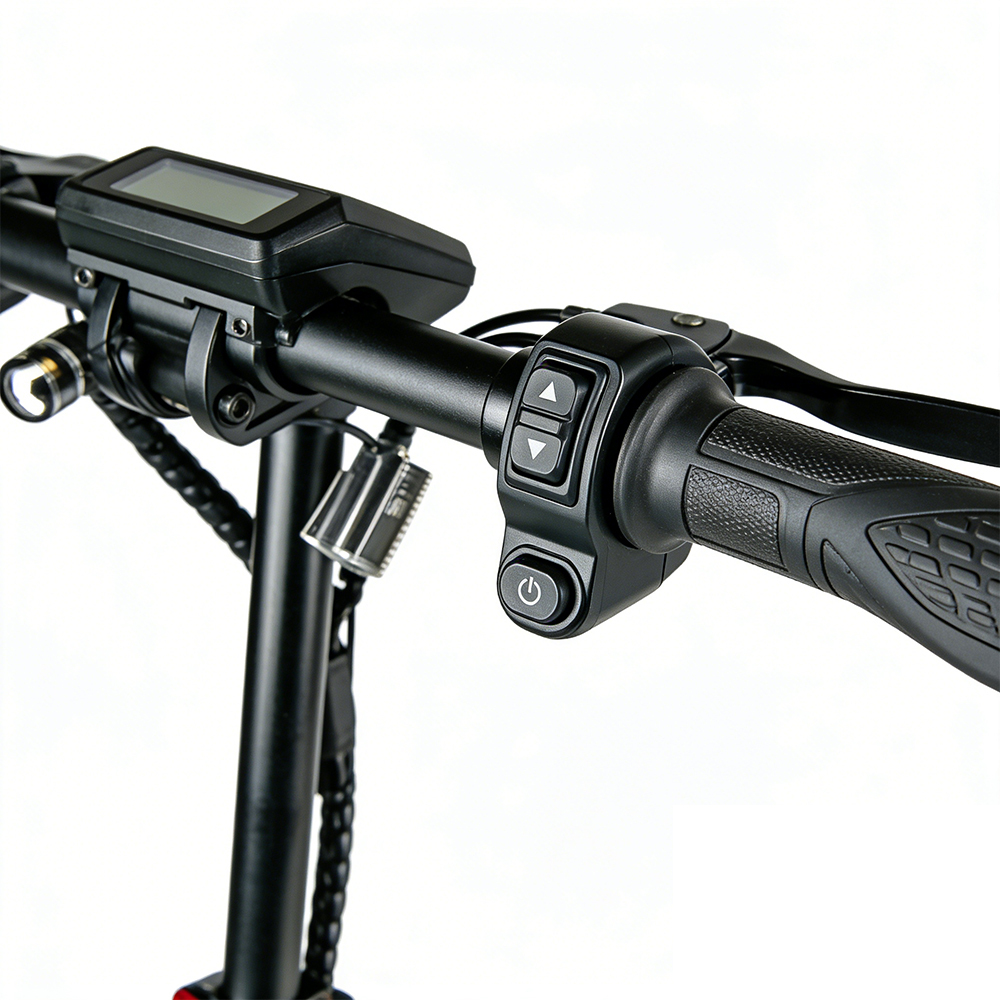 Trottinette électrique Greennovo ESC-T001 : nouveau design avec freins avant et arrière, vitesse élevée de 40 km/h, pneus tout-terrain de 10 pouces.