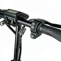 Trottinette électrique Greennovo ESC-T001 : nouveau design avec freins avant et arrière, vitesse élevée de 40 km/h, pneus tout-terrain de 10 pouces.