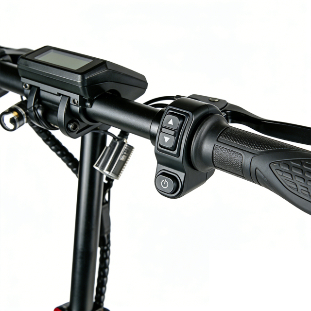 Trottinette électrique Greennovo ESC-T001 : nouveau design avec freins avant et arrière, vitesse élevée de 40 km/h, pneus tout-terrain de 10 pouces.