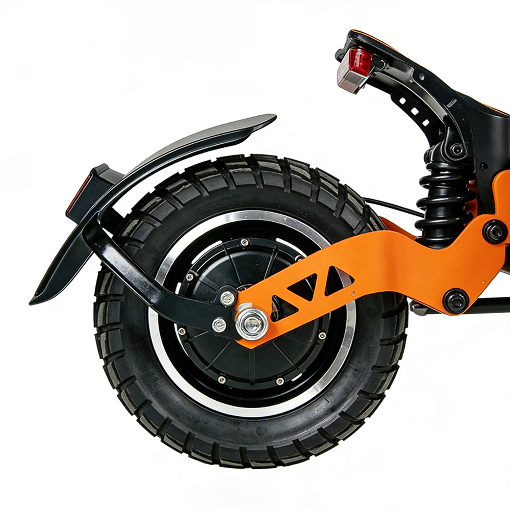 Trottinette électrique Greennovo ESC-T001 : nouveau design avec freins avant et arrière, vitesse élevée de 40 km/h, pneus tout-terrain de 10 pouces.