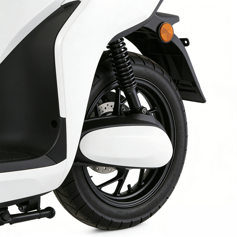 Motocicleta eléctrica de dos ruedas Greennovo EMC-H005, velocidad máxima de 60 km/h.