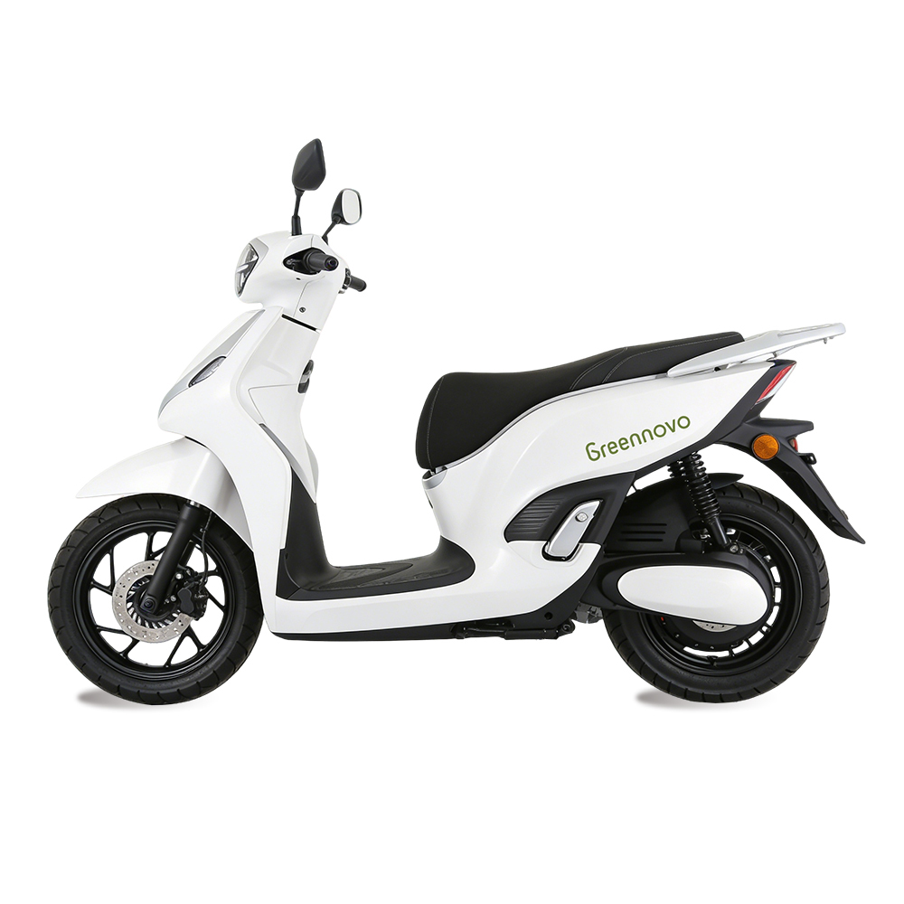 Motocicleta eléctrica de dos ruedas Greennovo EMC-H005, velocidad máxima de 60 km/h.