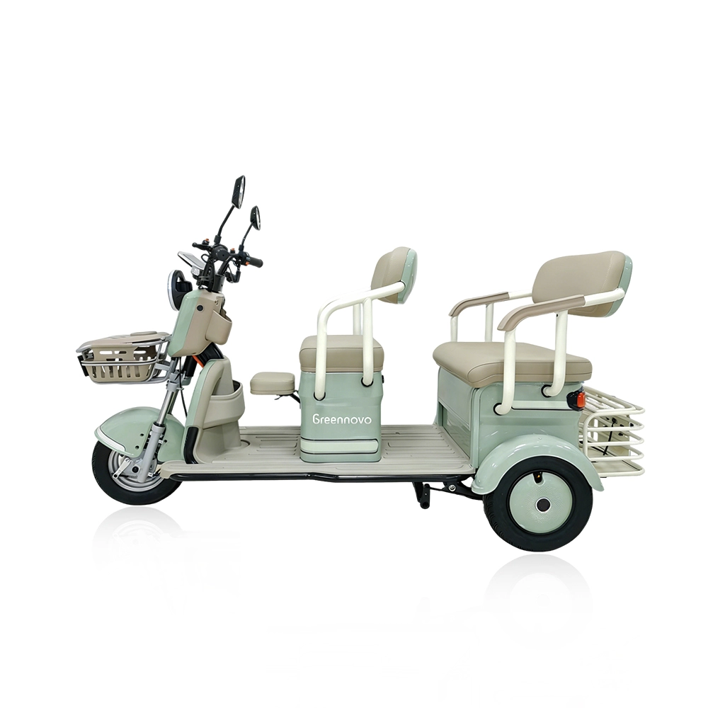 Greennovo ETR-B008 Electric three wheels Leisure Adult Electric Tricycle 3 seats Multi functional Electric Tricycle