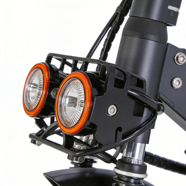 Электросамокат Greennovo ESC-T005 с рамой из алюминиевого сплава, передними и задними тормозами, большим запасом хода и высокой скоростью 40 км/ч. Подходит для поездок на работу.