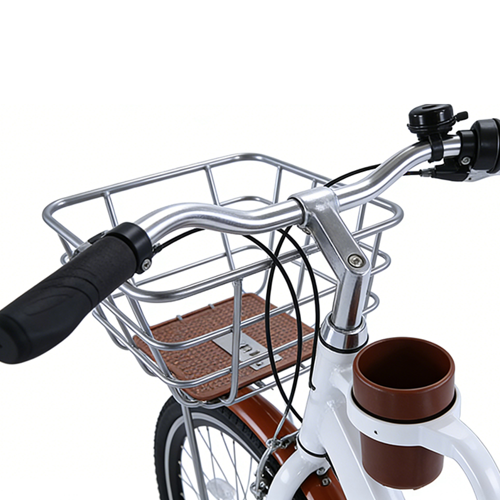 Bicicleta eléctrica urbana Greennovo ECT-F003: libertad de elección para desplazamientos urbanos. Aluminio de alto rendimiento, freno V-Brake, geometría de bicicleta eléctrica.