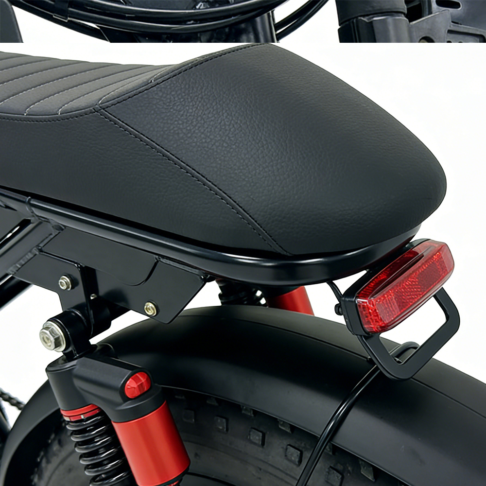 Bicicleta eléctrica urbana Greennovo ESM-V002 de largo alcance (100 km), con certificado UL.
