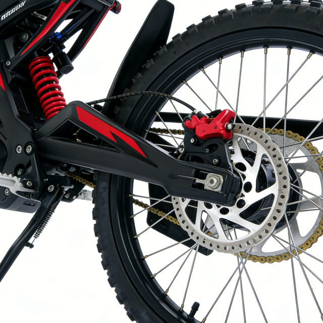 Greennovo Electric-Motorcycle EMT-F002 3000W Fat Tire 80km/h, 100km Electric dirt bike Mountain bike for adults 
