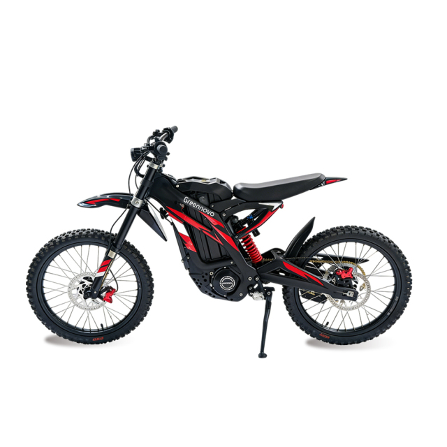 Greennovo Electric-Motorcycle EMT-F002 3000W Fat Tire 80km/h, 100km Electric dirt bike Mountain bike for adults 