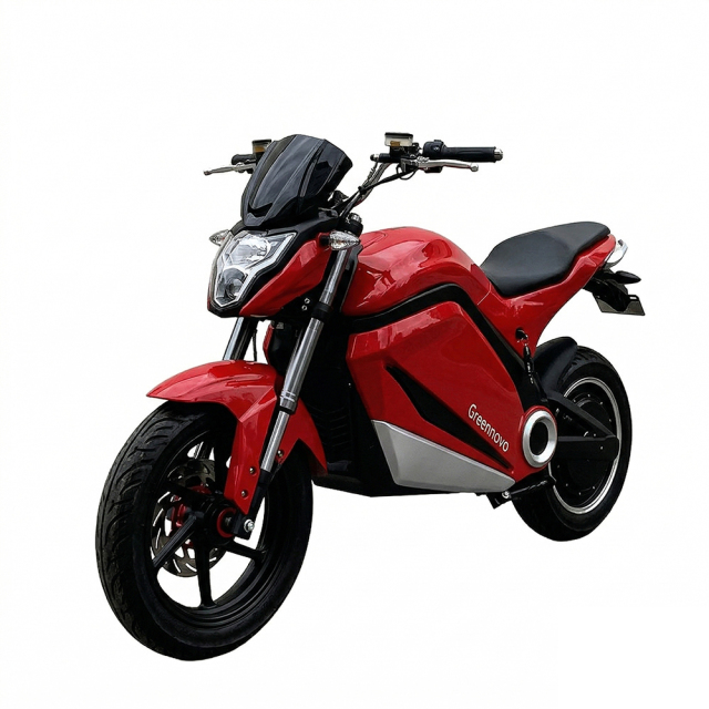 Greennovo EMC-H012 Electric Two Wheels Electric Motorcycle with LED Headlights, Daytime Running Lights, High Visibility
