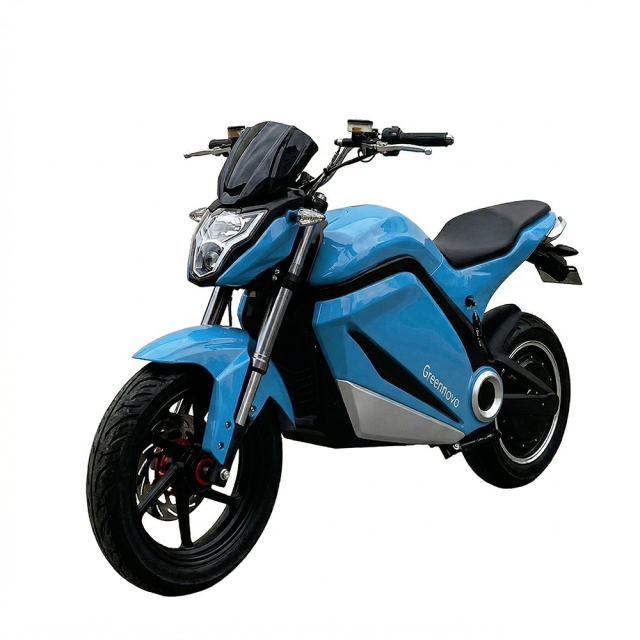 Greennovo EMC-H012 Electric Two Wheels Electric Motorcycle with LED Headlights, Daytime Running Lights, High Visibility