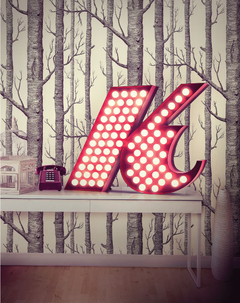 LETTER K GRAPHIC台灯