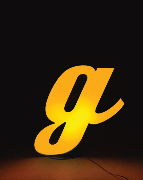 LETTER G GRAPHIC台灯