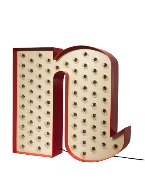 LETTER N GRAPHIC台灯