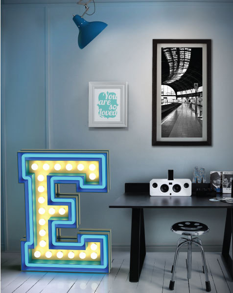LETTER E GRAPHIC台灯