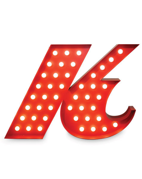 LETTER K GRAPHIC台灯