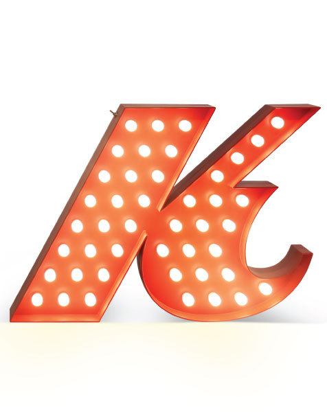 LETTER K GRAPHIC台灯
