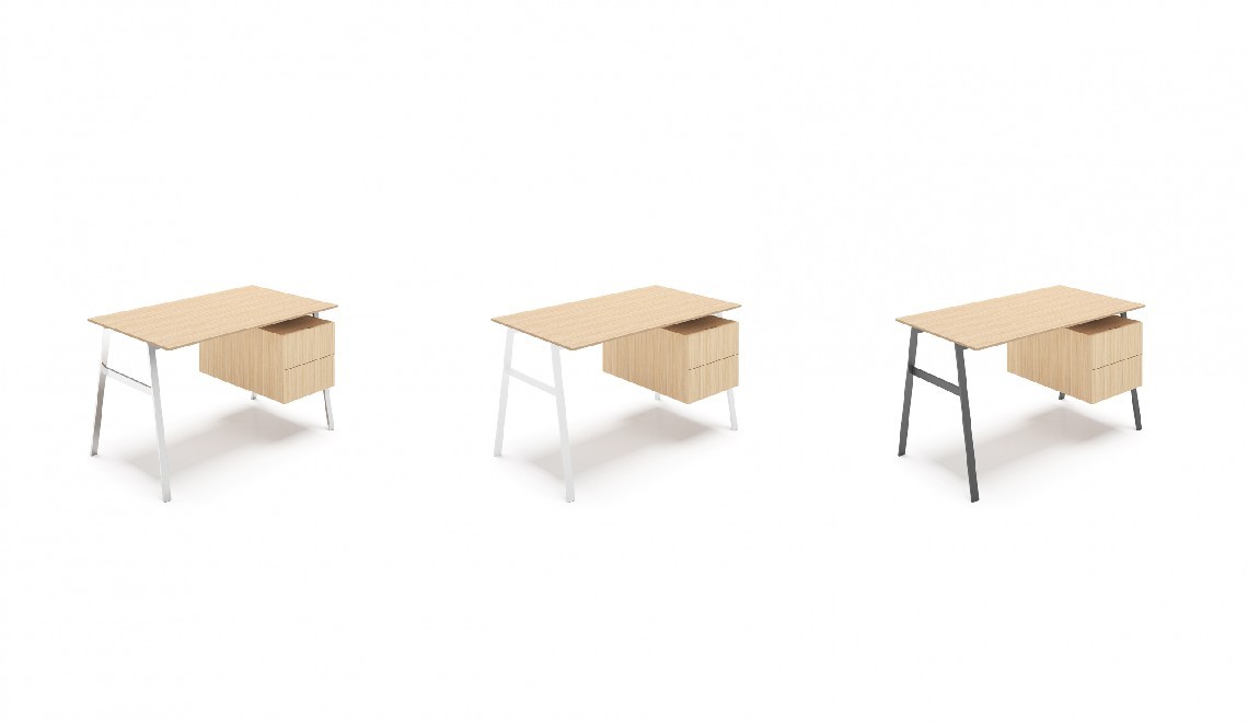 Homework Wood Top办公桌