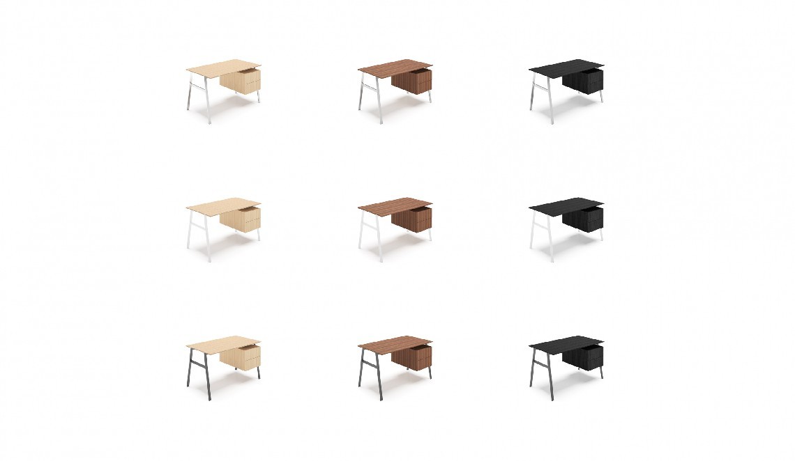 Homework Wood Top办公桌