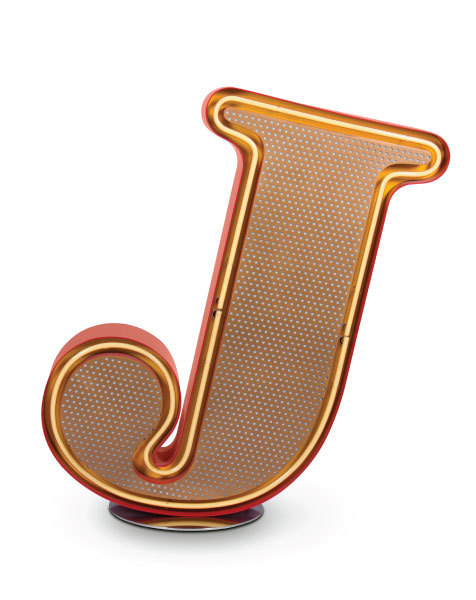 LETTER J GRAPHIC台灯