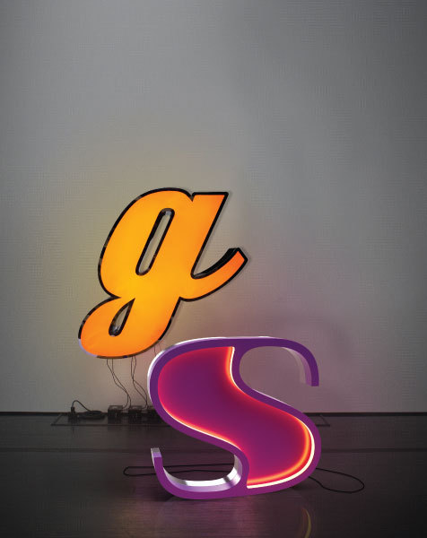 LETTER S GRAPHIC台灯