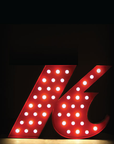 LETTER K GRAPHIC台灯
