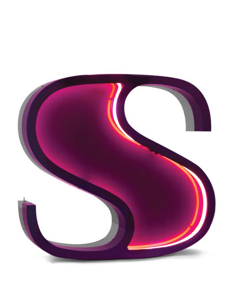LETTER S GRAPHIC台灯