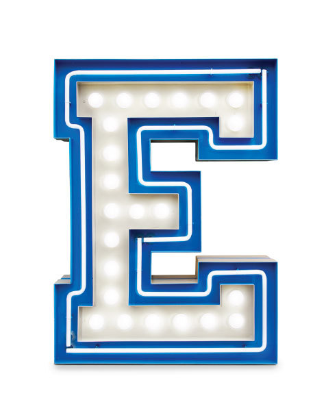 LETTER E GRAPHIC台灯