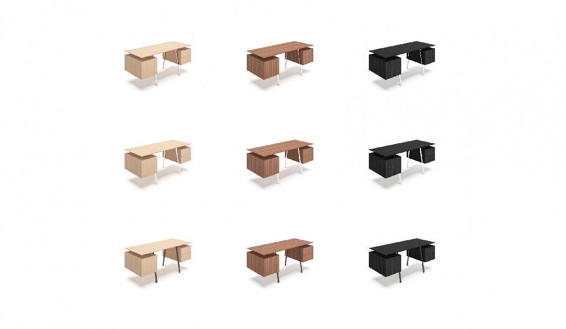 Homework Wood Top办公桌