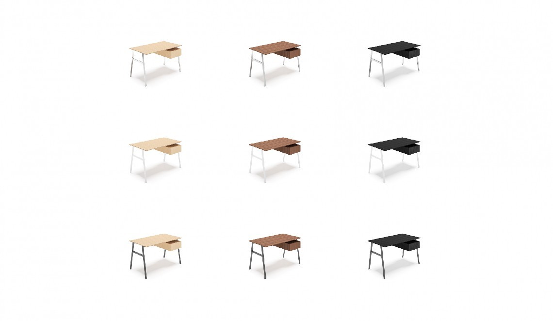 Homework Wood Top办公桌